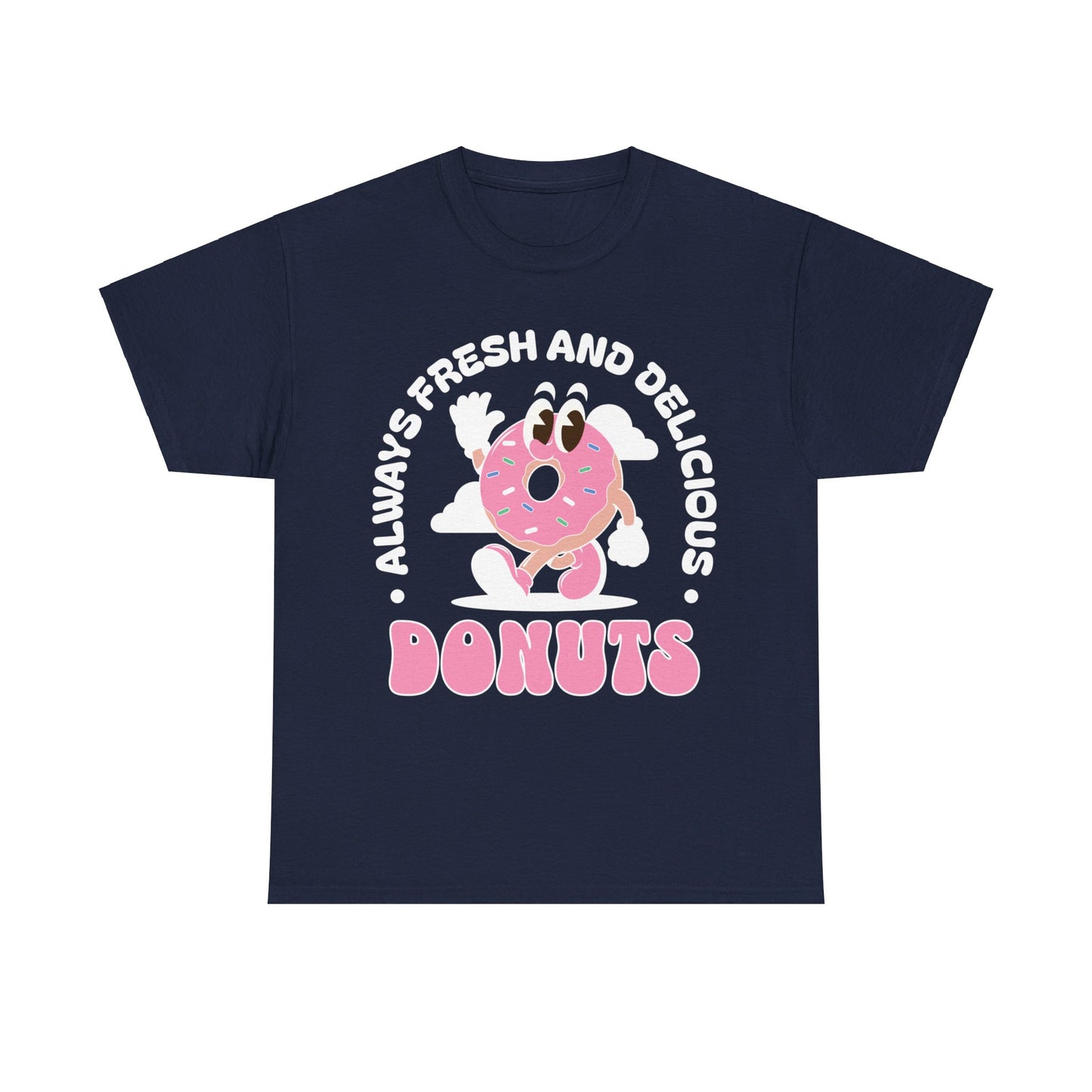 RASPBERRY GLAZED DONUT - Dessert (Basic Tee)