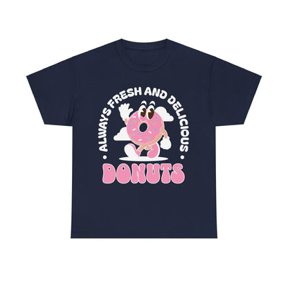 RASPBERRY GLAZED DONUT - Dessert (Basic Tee)