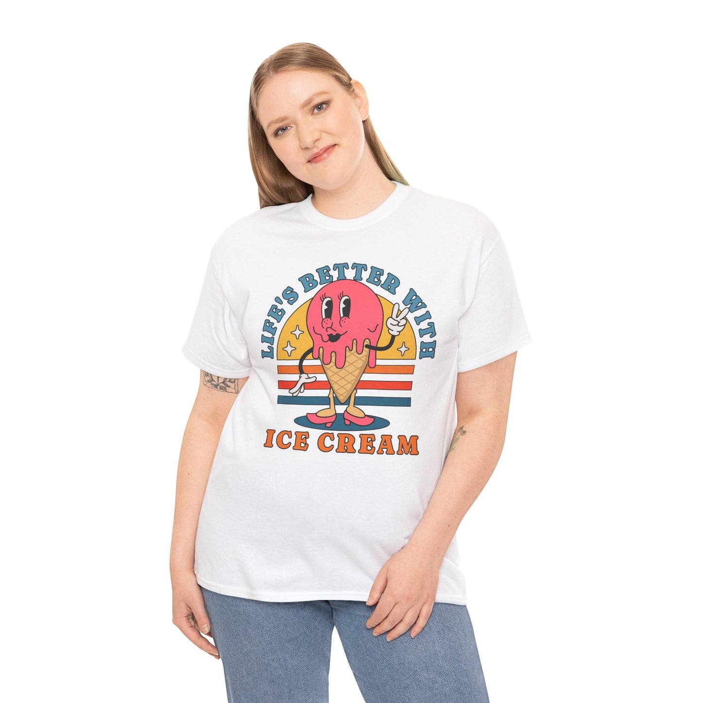STRAWBERRY ICE CREAM - Dessert (Basic Tee)