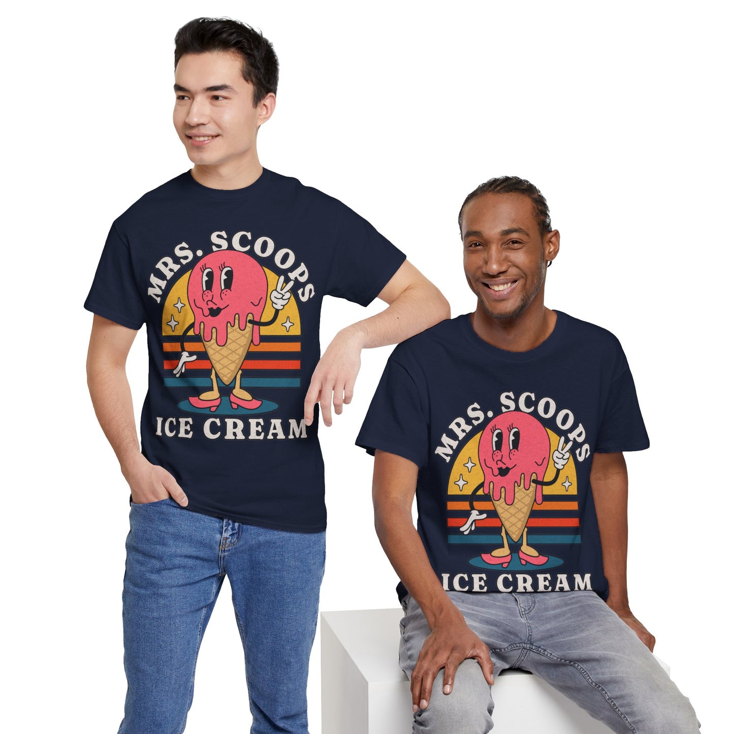 STRAWBERRY ICE CREAM - Dessert (Basic Tee)