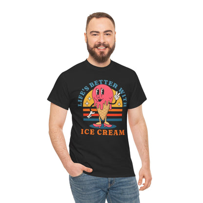 STRAWBERRY ICE CREAM - Dessert (Basic Tee)