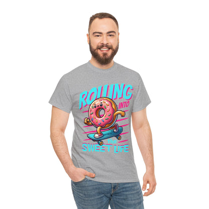 CINNAMON ROLL DONUT - Dessert (Basic Tee)