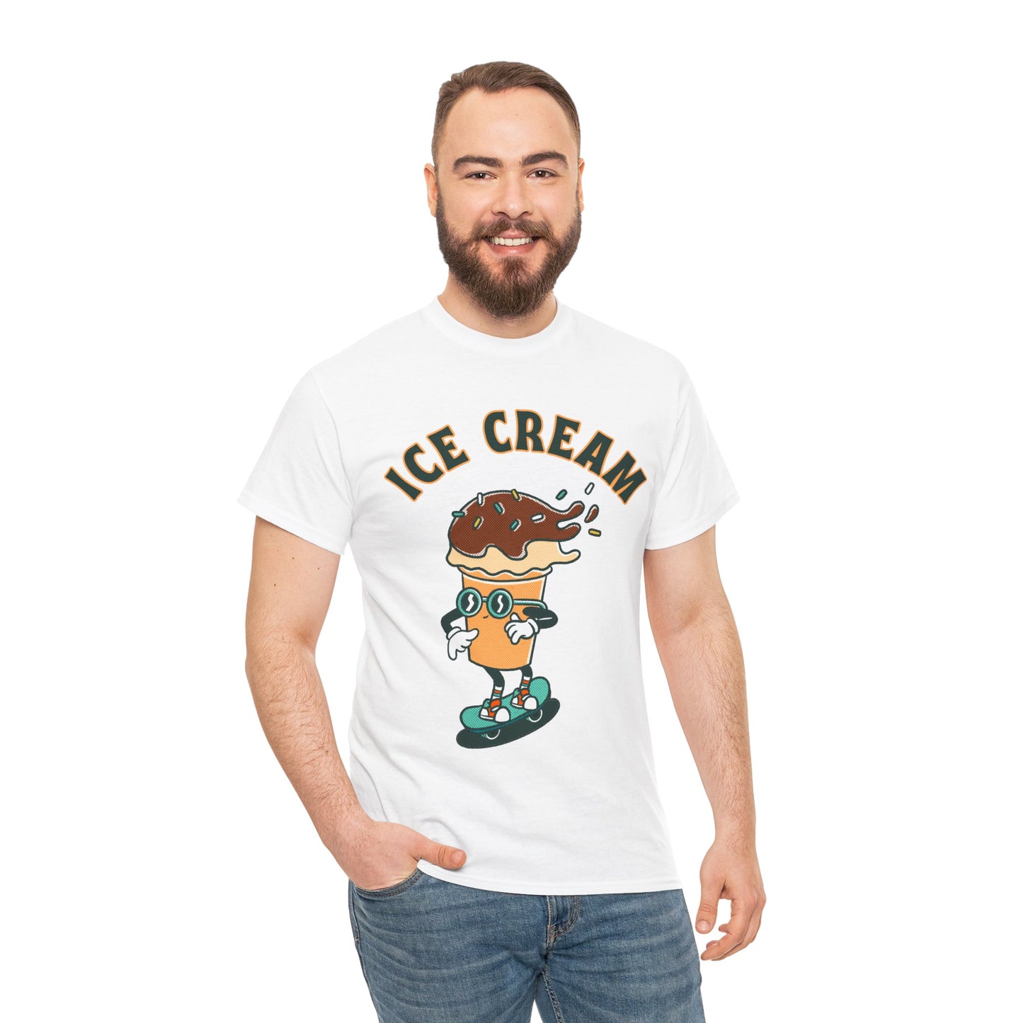 CHOCOLATE ICE CREAM - Dessert (Basic Tee)