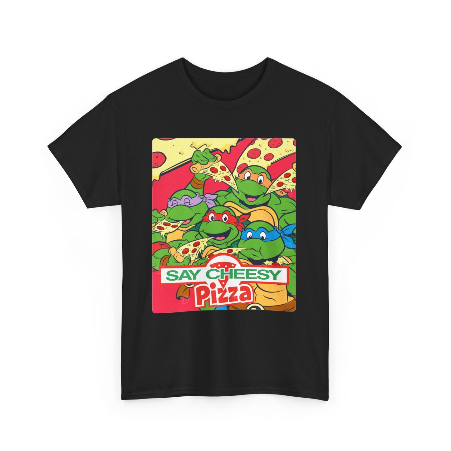 BEEF & BROCCOLI - Pizza (Basic Tee)