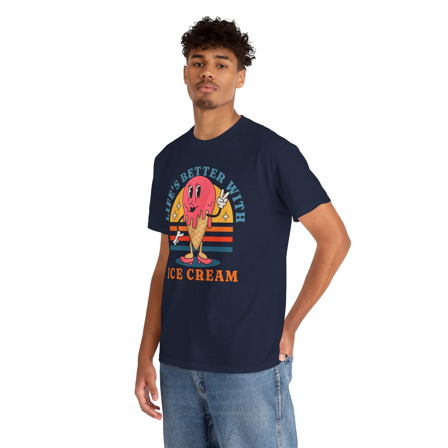 STRAWBERRY ICE CREAM - Dessert (Basic Tee)