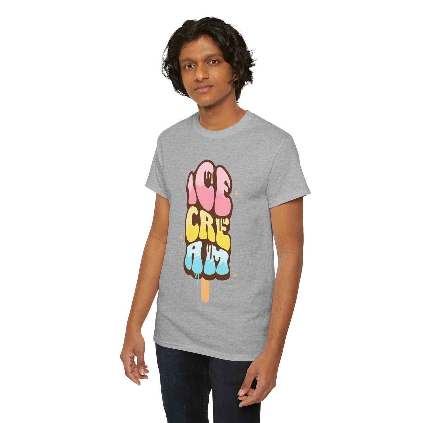 COTTON CANDY ICE CREAM - Dessert (Basic Tee)