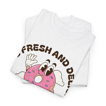 RASPBERRY GLAZED DONUT - Dessert (Basic Tee)