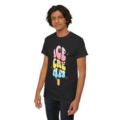 COTTON CANDY ICE CREAM - Dessert (Basic Tee)