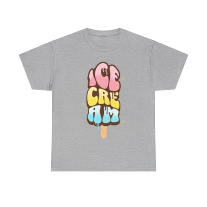 COTTON CANDY ICE CREAM - Dessert (Basic Tee)