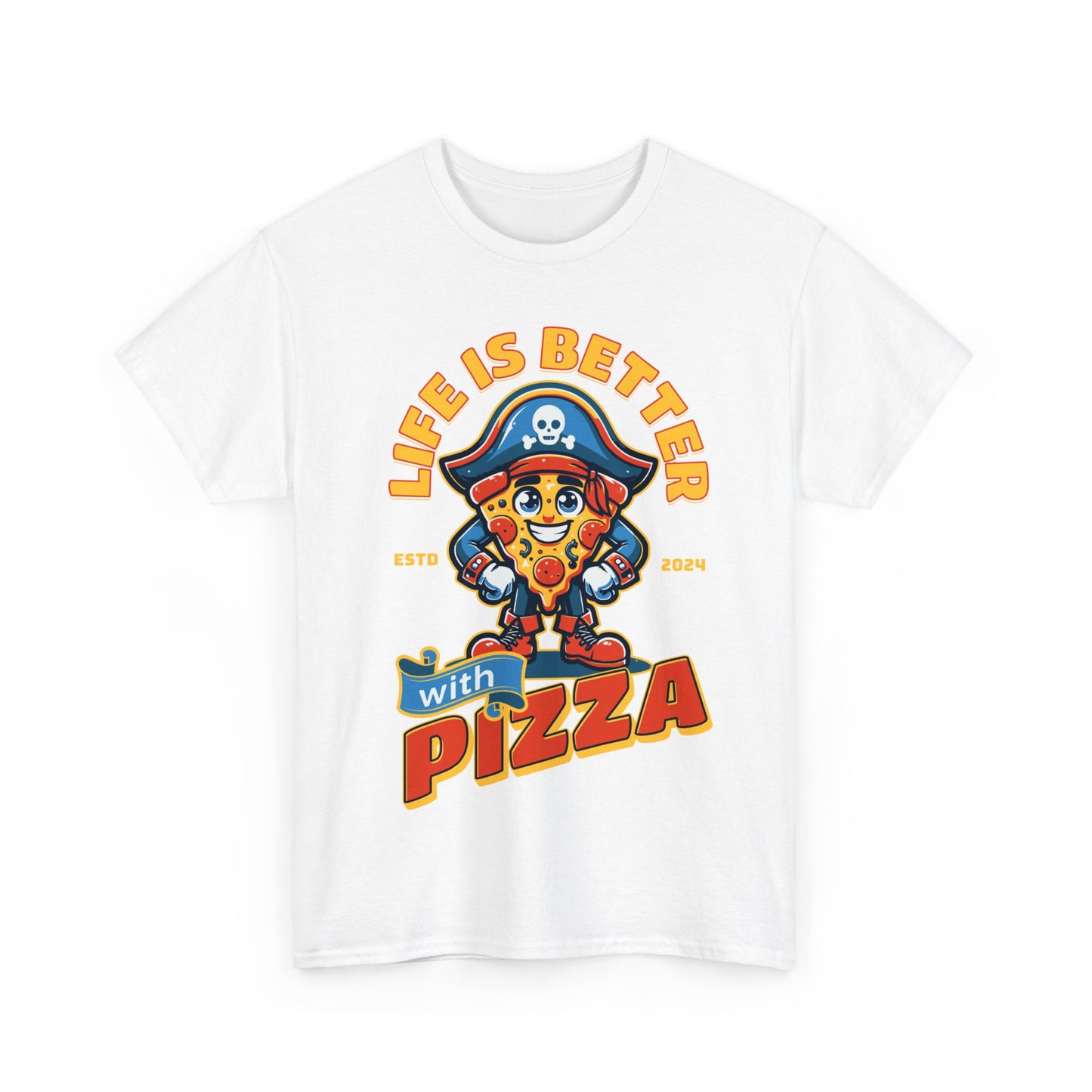 AVOCADO & TOMATO - Pizza (Basic Tee)