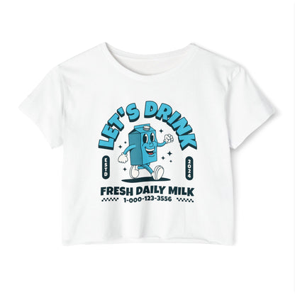 FRESH MILK - Drinks (Crop Top)