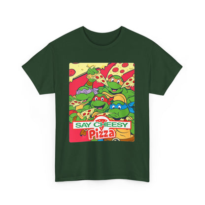 BEEF & BROCCOLI - Pizza (Basic Tee)