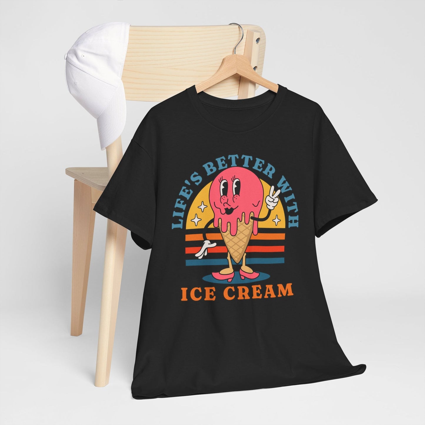 STRAWBERRY ICE CREAM - Dessert (Basic Tee)