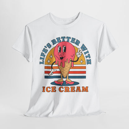 STRAWBERRY ICE CREAM - Dessert (Basic Tee)