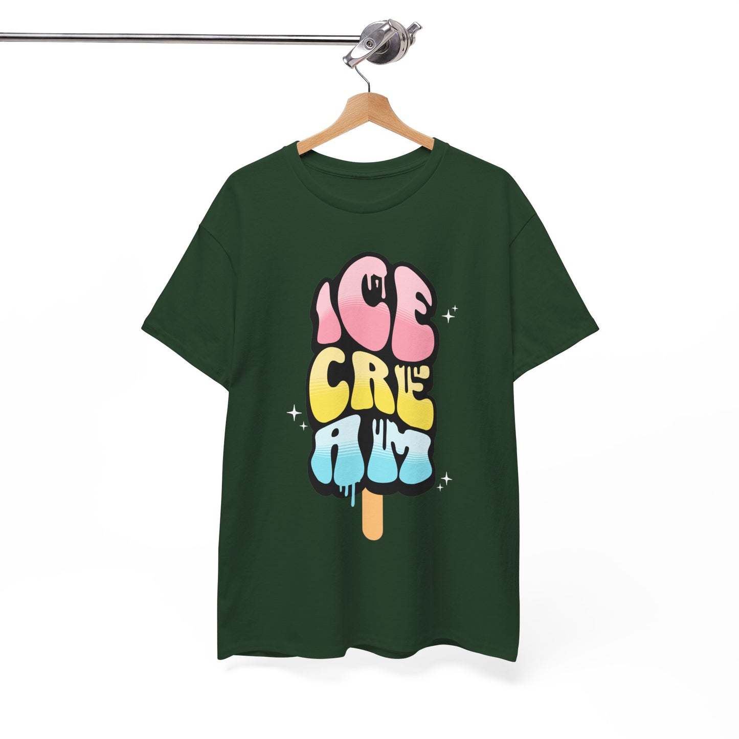 COTTON CANDY ICE CREAM - Dessert (Basic Tee)