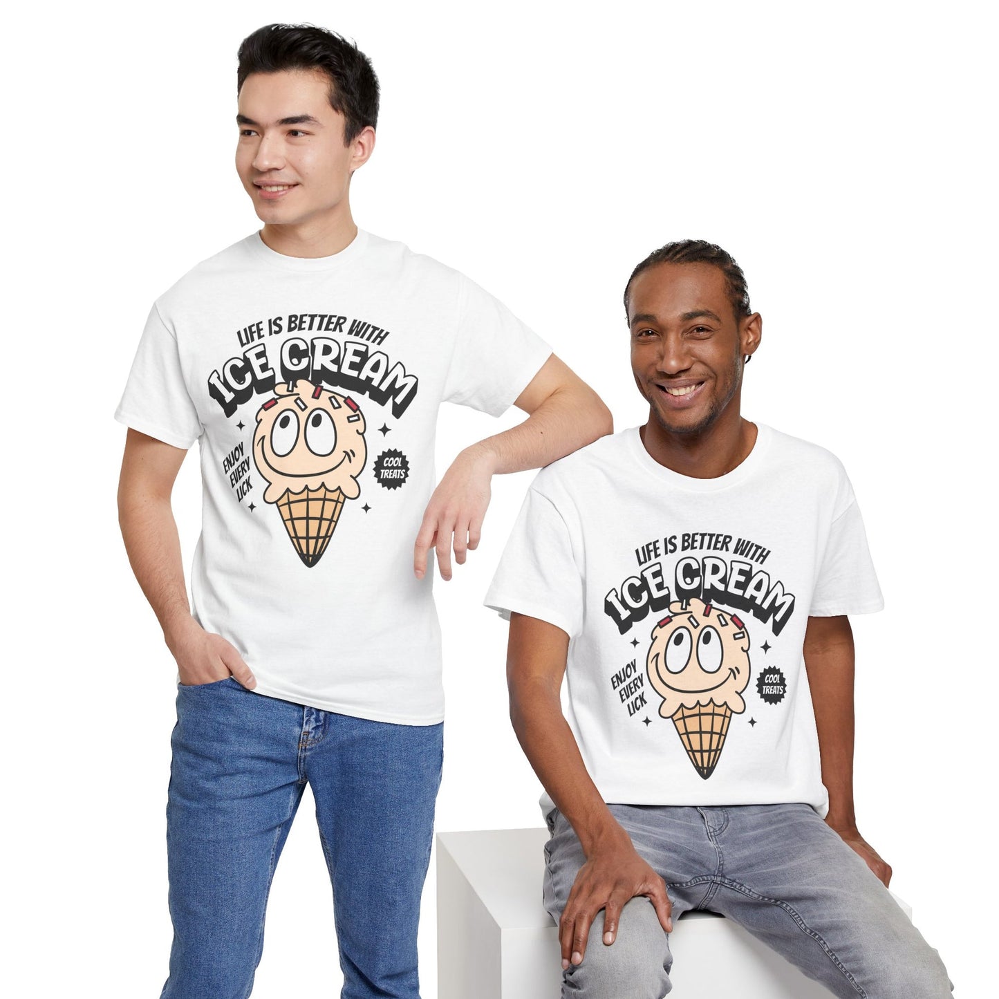COOKIES & CREAM ICE CREAM - Dessert (Basic Tee)