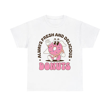 RASPBERRY GLAZED DONUT - Dessert (Basic Tee)