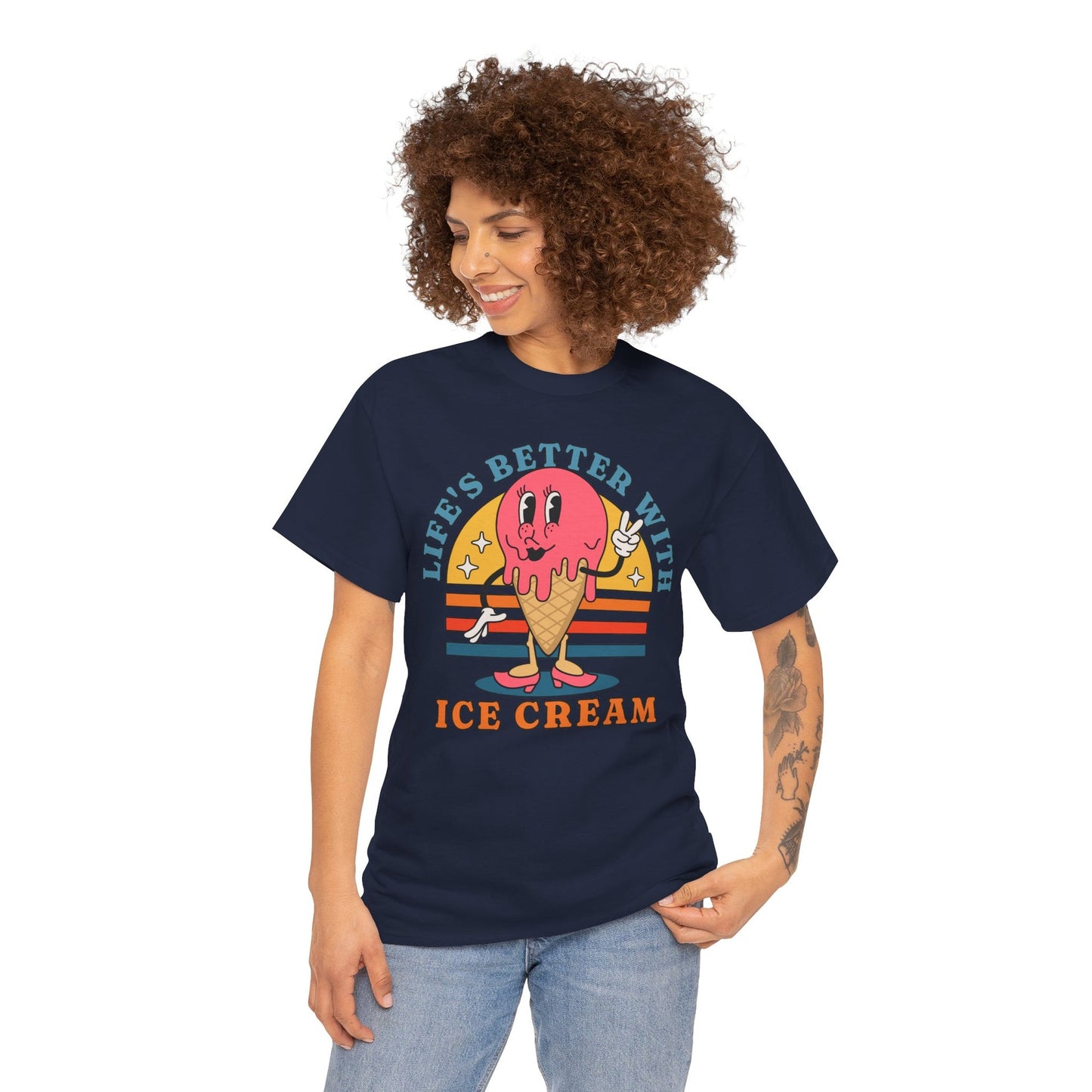 STRAWBERRY ICE CREAM - Dessert (Basic Tee)