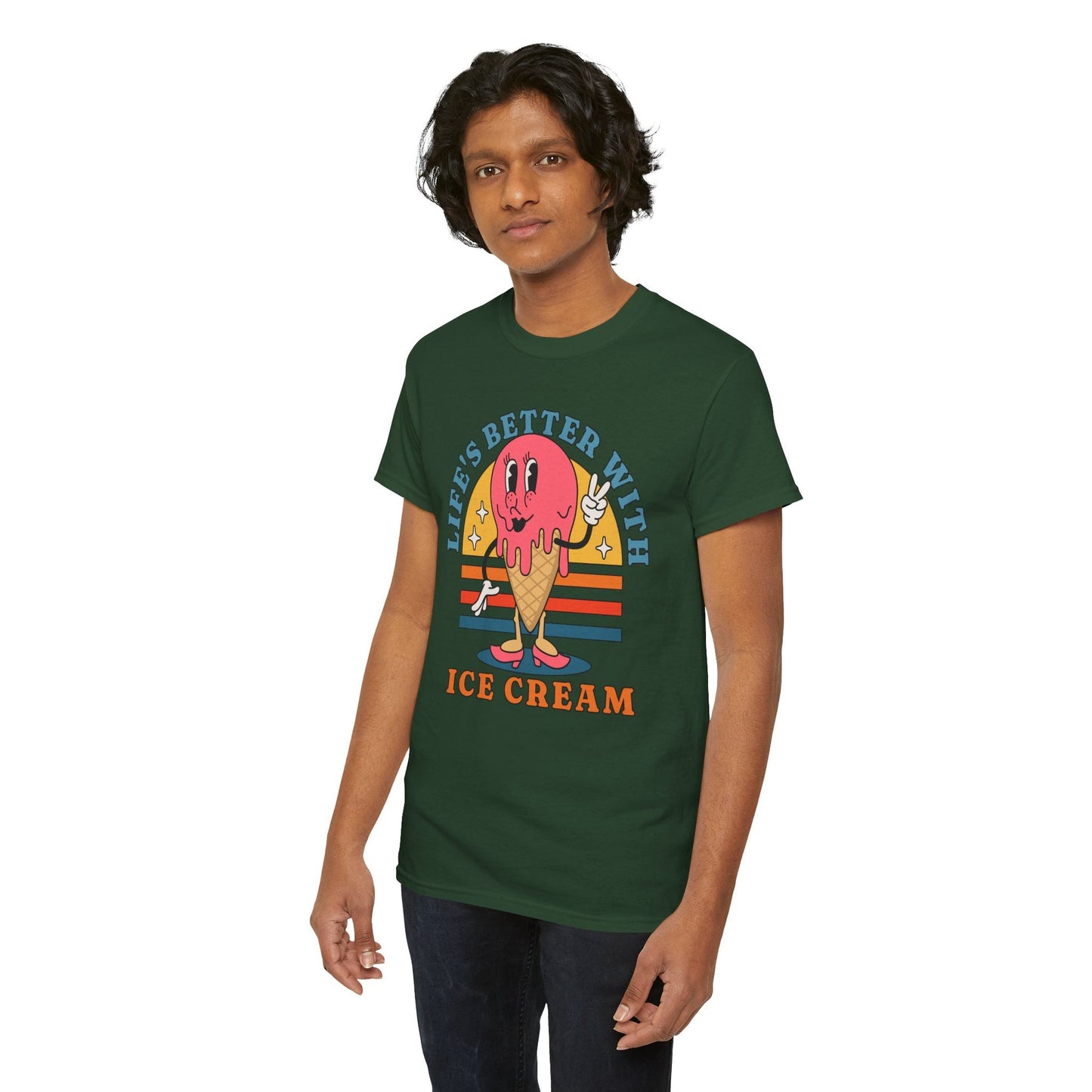 STRAWBERRY ICE CREAM - Dessert (Basic Tee)