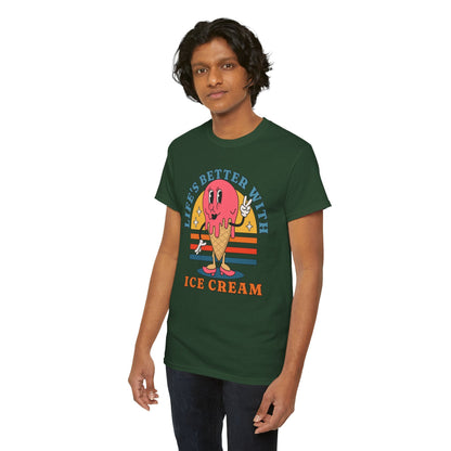 STRAWBERRY ICE CREAM - Dessert (Basic Tee)