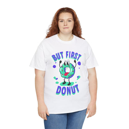 VANILLA FROSTED DONUT - Dessert (Basic Tee)