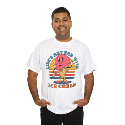 STRAWBERRY ICE CREAM - Dessert (Basic Tee)