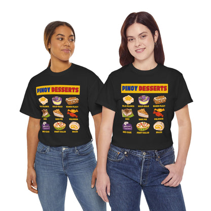 PINOY DESSERTS - Filipino Food (Basic Tee)