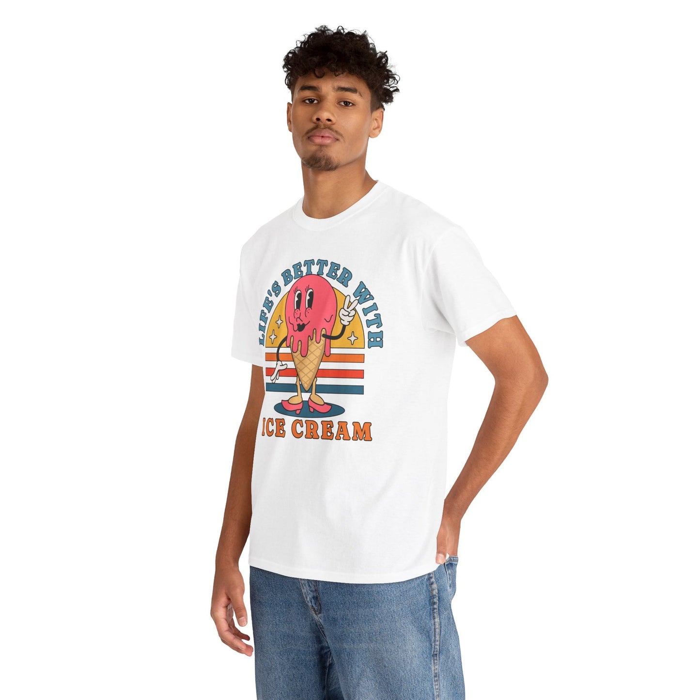 STRAWBERRY ICE CREAM - Dessert (Basic Tee)
