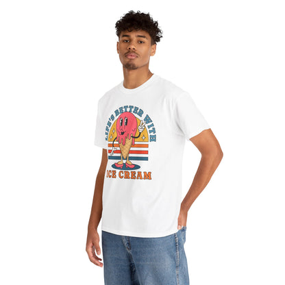 STRAWBERRY ICE CREAM - Dessert (Basic Tee)