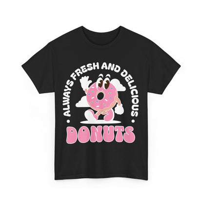 RASPBERRY GLAZED DONUT - Dessert (Basic Tee)