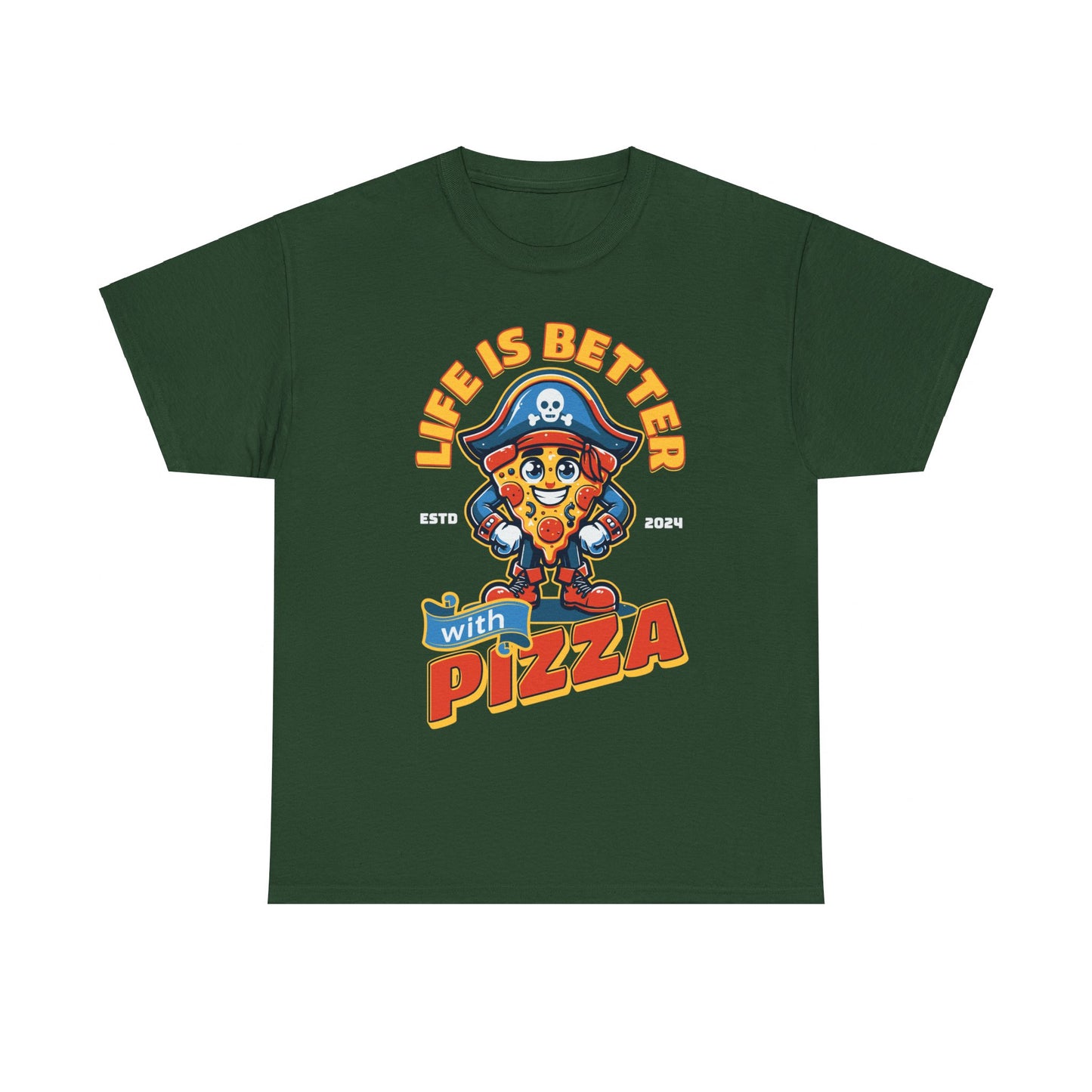 AVOCADO & TOMATO - Pizza (Basic Tee)