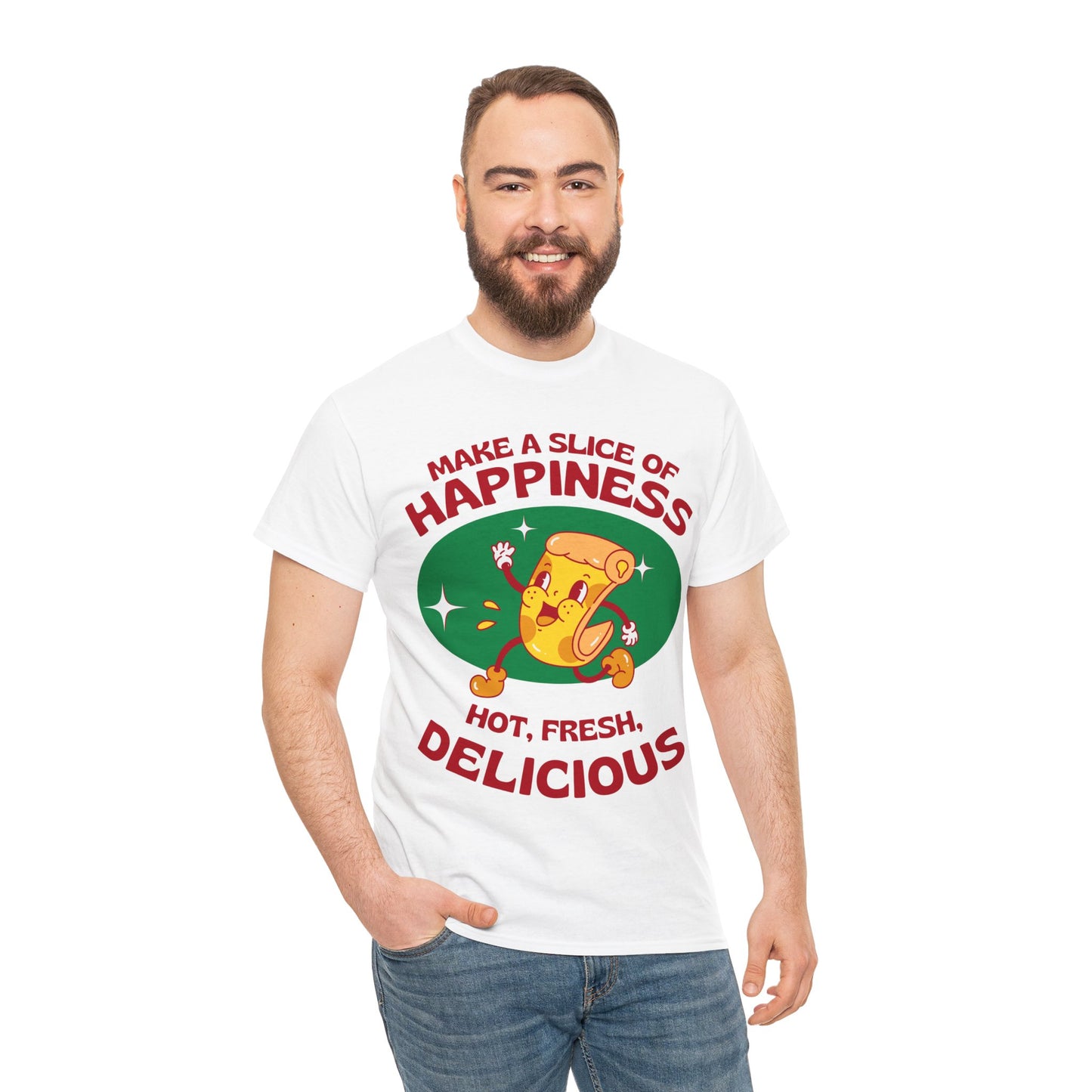 FOUR CHEESE - Pizza (Basic Tee)