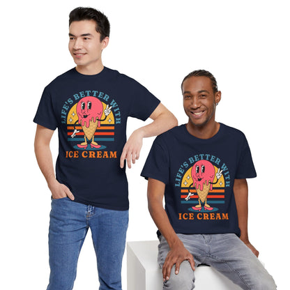STRAWBERRY ICE CREAM - Dessert (Basic Tee)