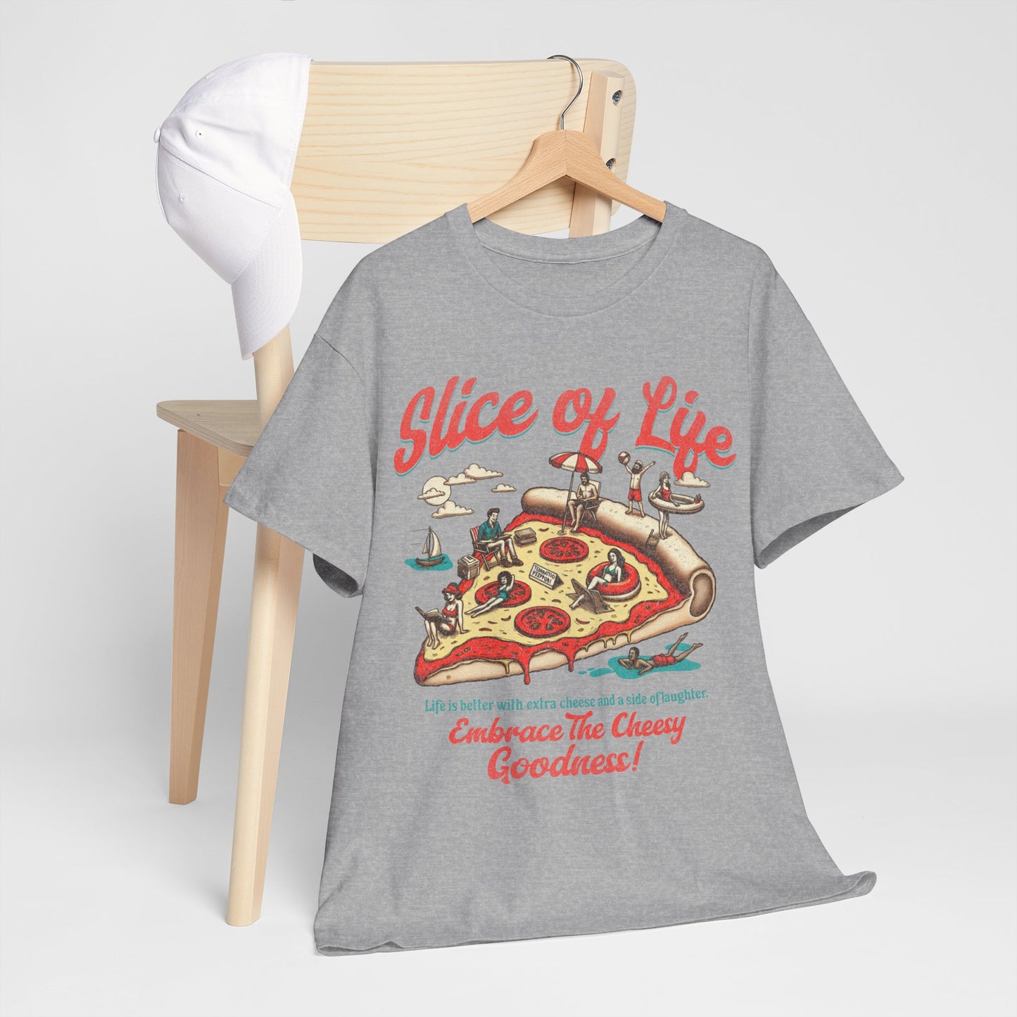 LOBSTER & SPINACH - Pizza (Basic Tee)