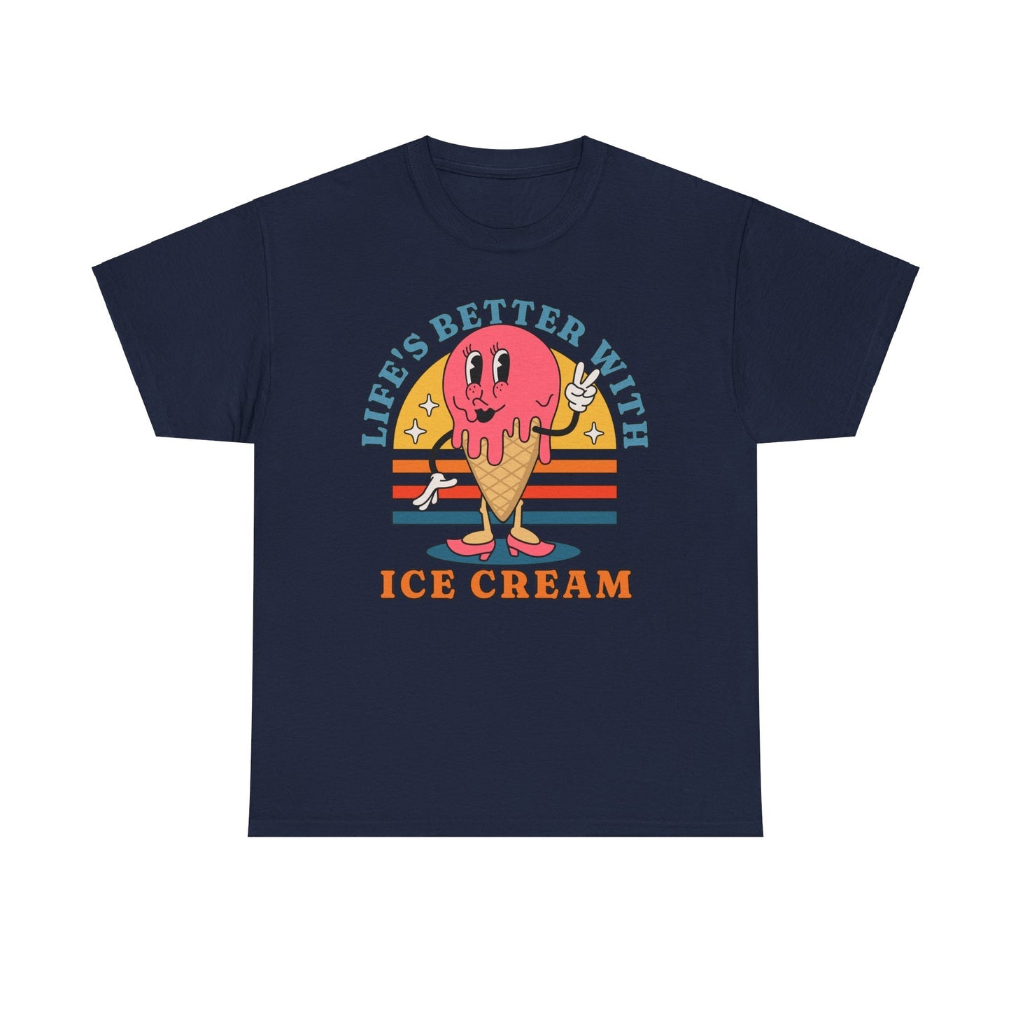 STRAWBERRY ICE CREAM - Dessert (Basic Tee)