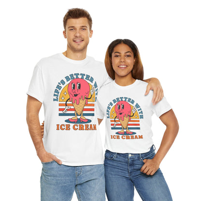 STRAWBERRY ICE CREAM - Dessert (Basic Tee)