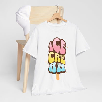 COTTON CANDY ICE CREAM - Dessert (Basic Tee)