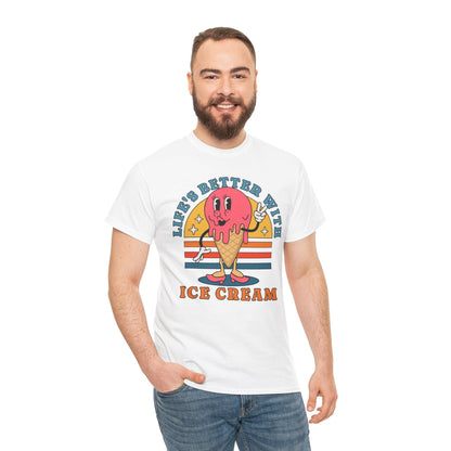 STRAWBERRY ICE CREAM - Dessert (Basic Tee)