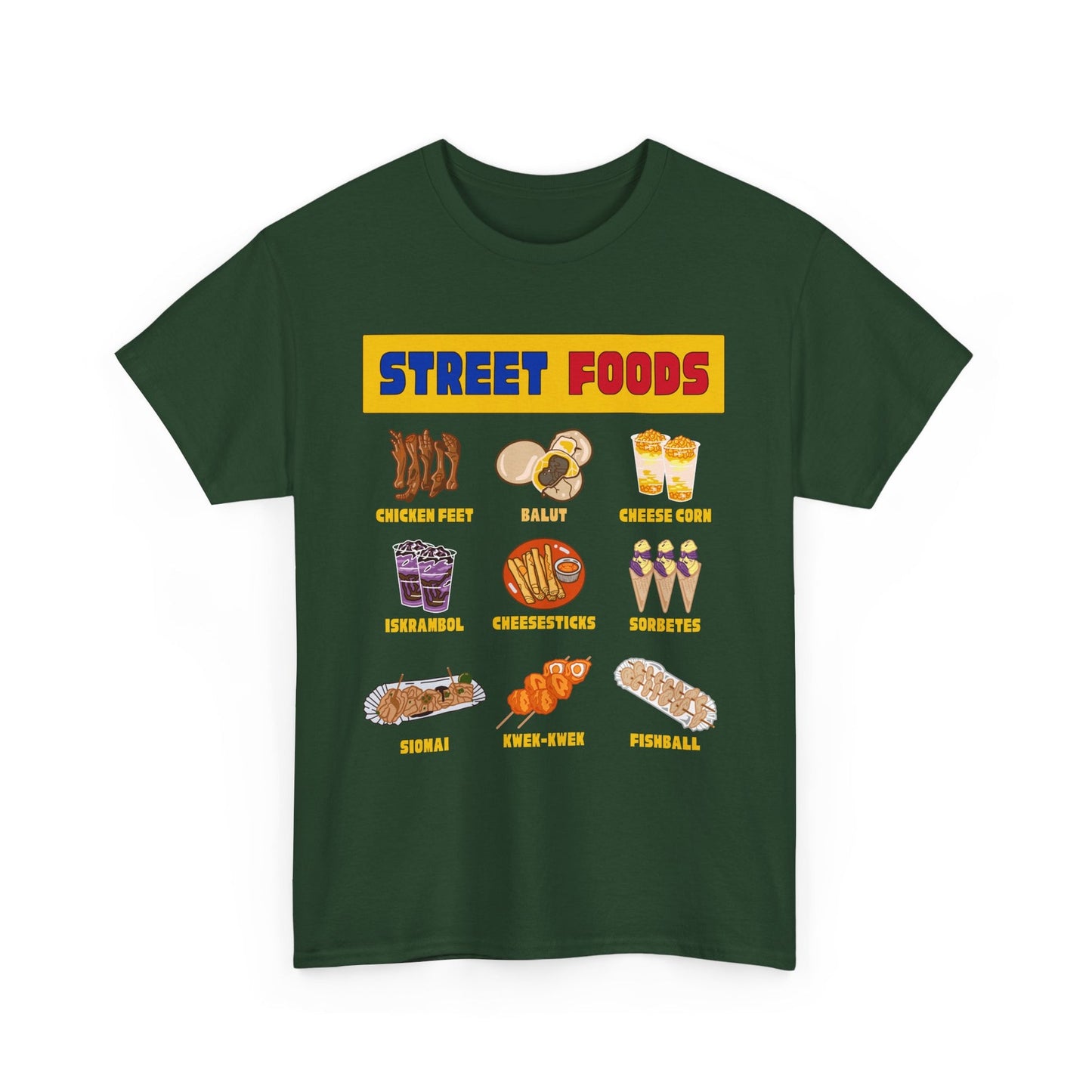 PINOY STREET FOODS 2 - Filipino Food (Basic Tee)