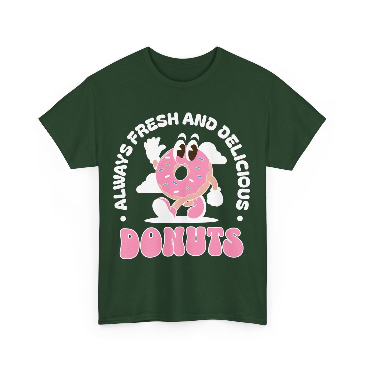 RASPBERRY GLAZED DONUT - Dessert (Basic Tee)