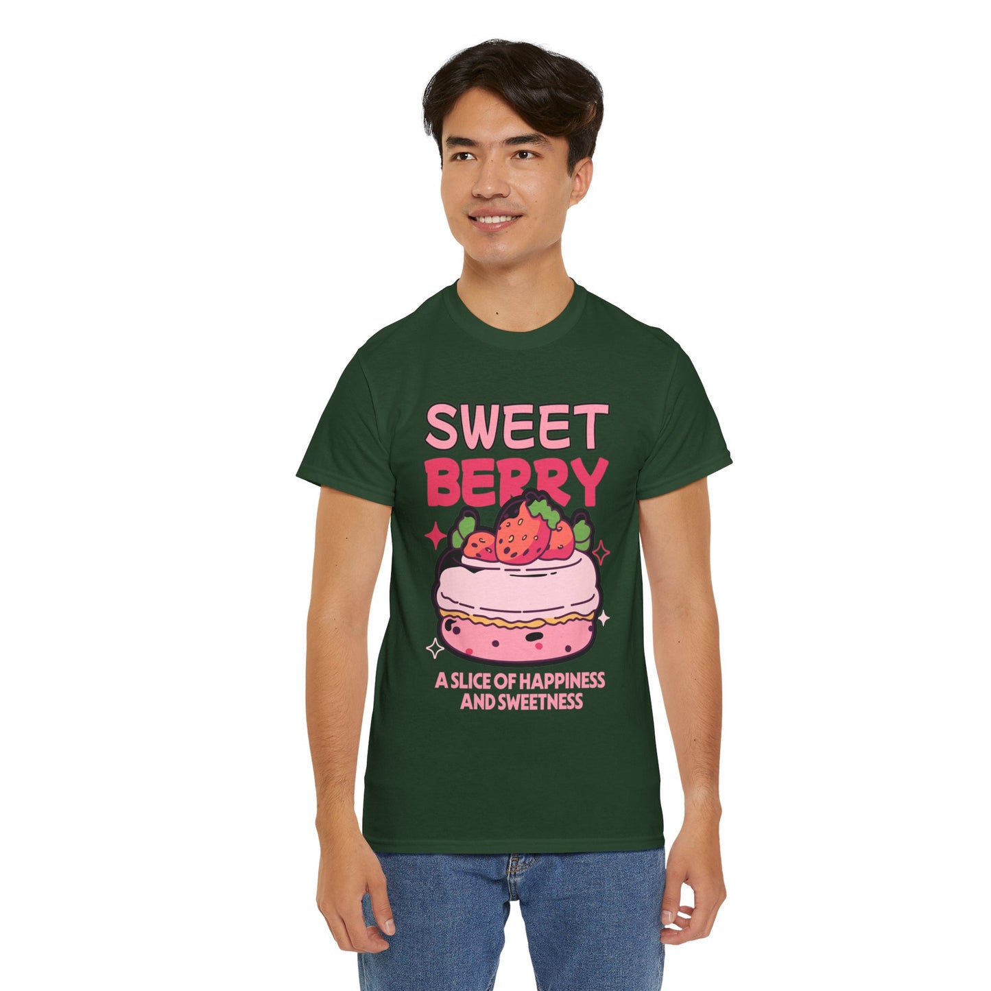 STRAWBERRY CAKE - Dessert (Basic Tee)