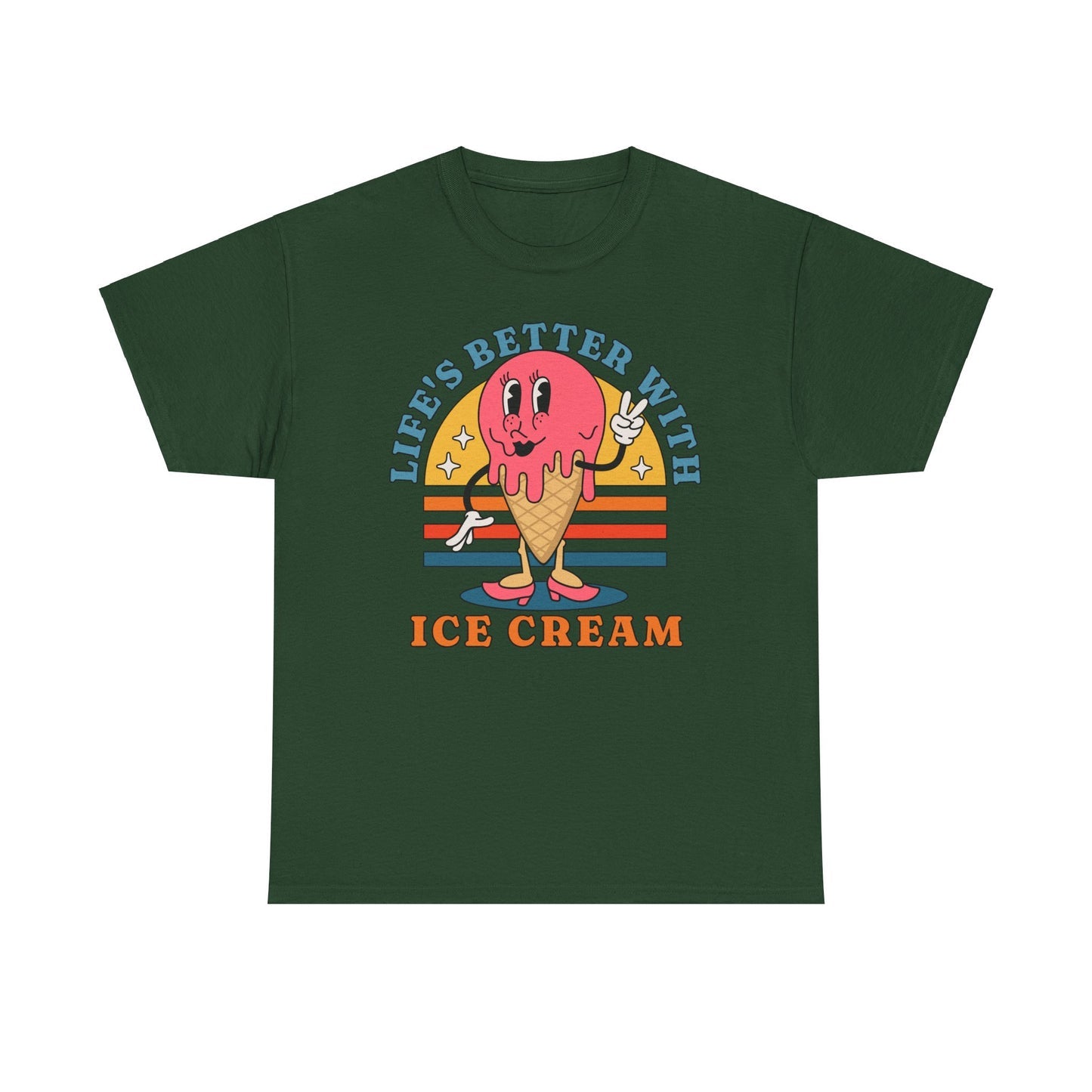 STRAWBERRY ICE CREAM - Dessert (Basic Tee)