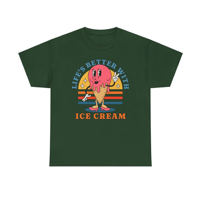 STRAWBERRY ICE CREAM - Dessert (Basic Tee)
