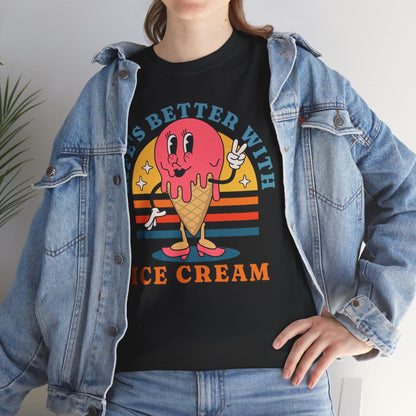 STRAWBERRY ICE CREAM - Dessert (Basic Tee)
