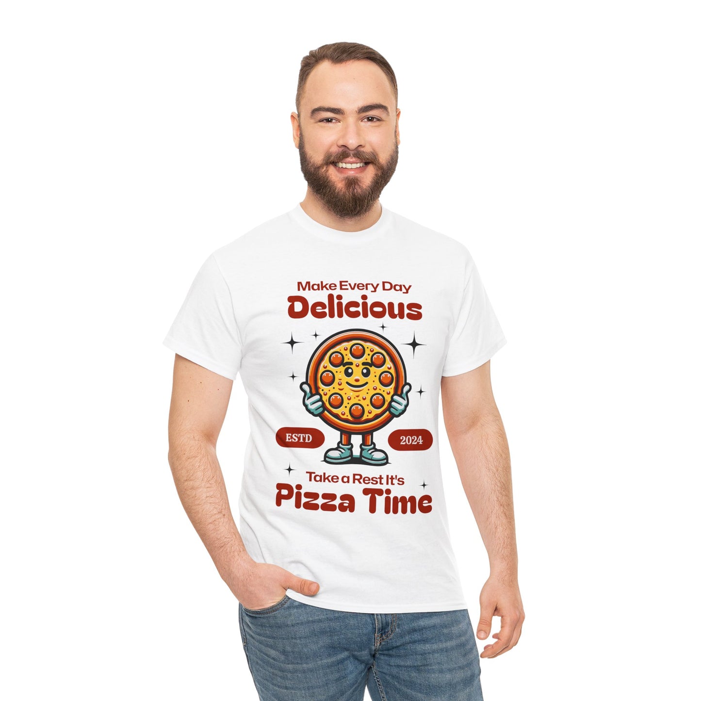 BEFF & BLUE CHEESE - Pizza (Basic Tee)