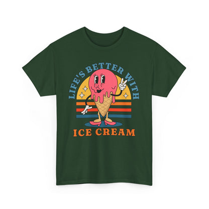 STRAWBERRY ICE CREAM - Dessert (Basic Tee)