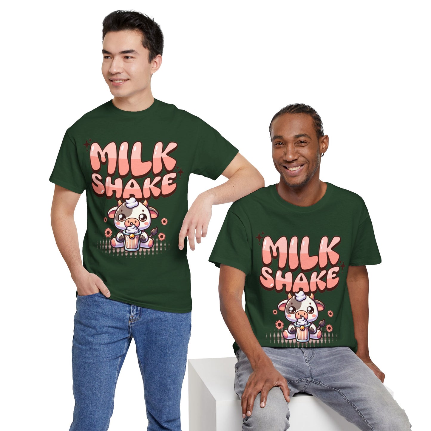 STRAWBERRY MILKSHAKE - Drinks (Basic Tee)