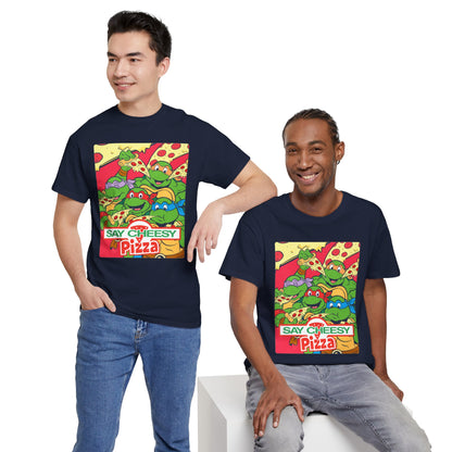 BEEF & BROCCOLI - Pizza (Basic Tee)