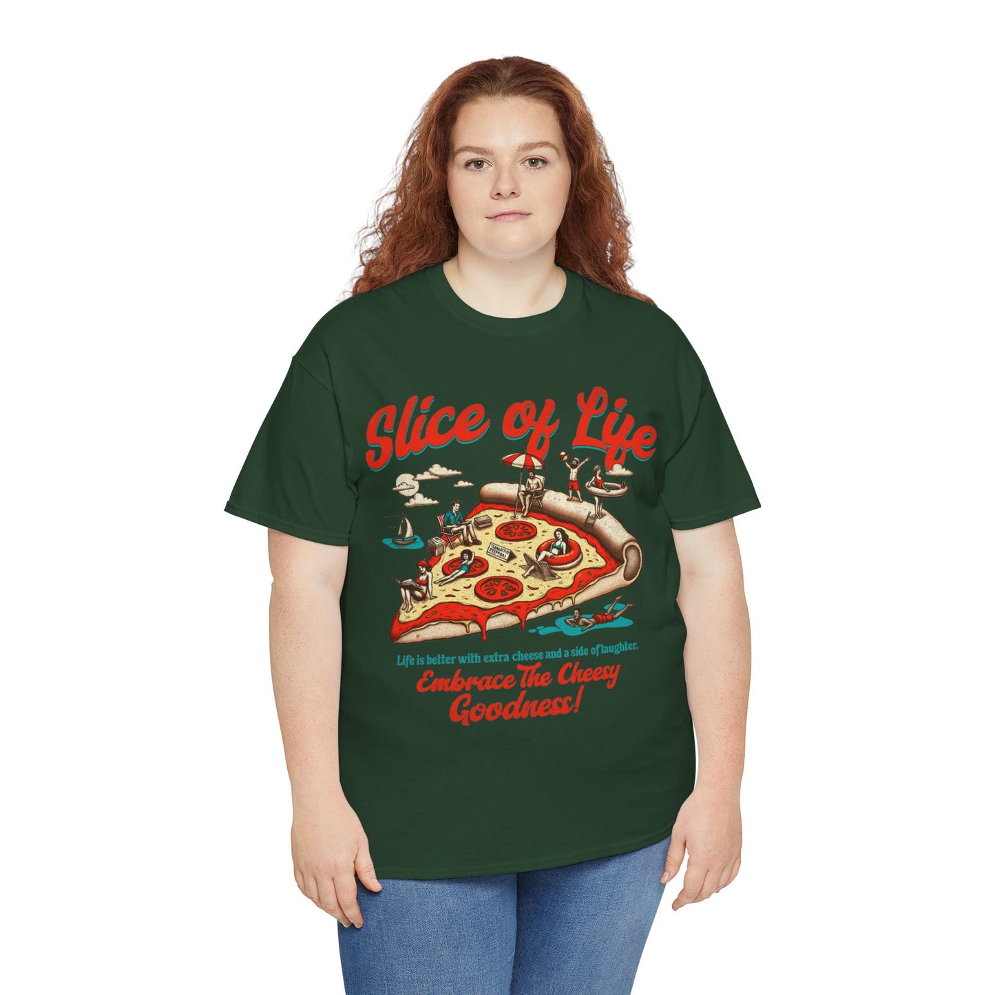 LOBSTER & SPINACH - Pizza (Basic Tee)