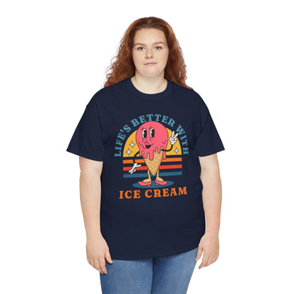 STRAWBERRY ICE CREAM - Dessert (Basic Tee)
